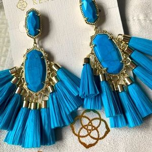 Kendra Scott Christina earrings turquoise